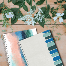 Load image into Gallery viewer, Designer Notebook - Gray Keys