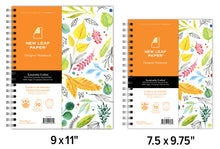 Load image into Gallery viewer, Designer Notebook - Leaves