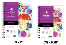 Load image into Gallery viewer, Designer Notebook - Mushrooms