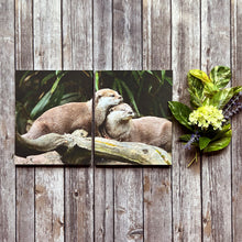 Load image into Gallery viewer, New Leaf Paper Photoreal Journals front and back covers featuring photography of otters
