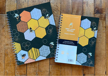 Load image into Gallery viewer, Designer Notebook - Bees
