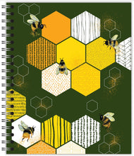 Load image into Gallery viewer, Designer Notebook - Bees
