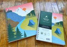 Load image into Gallery viewer, Designer Notebook  Multi-Pack - set of (3) books, Bees/Camp/Mushroom
