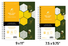 Load image into Gallery viewer, Designer Notebook - Bees
