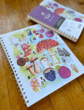 Load image into Gallery viewer, Designer Notebook  Multi-Pack - set of (3) books, Bees/Camp/Mushroom
