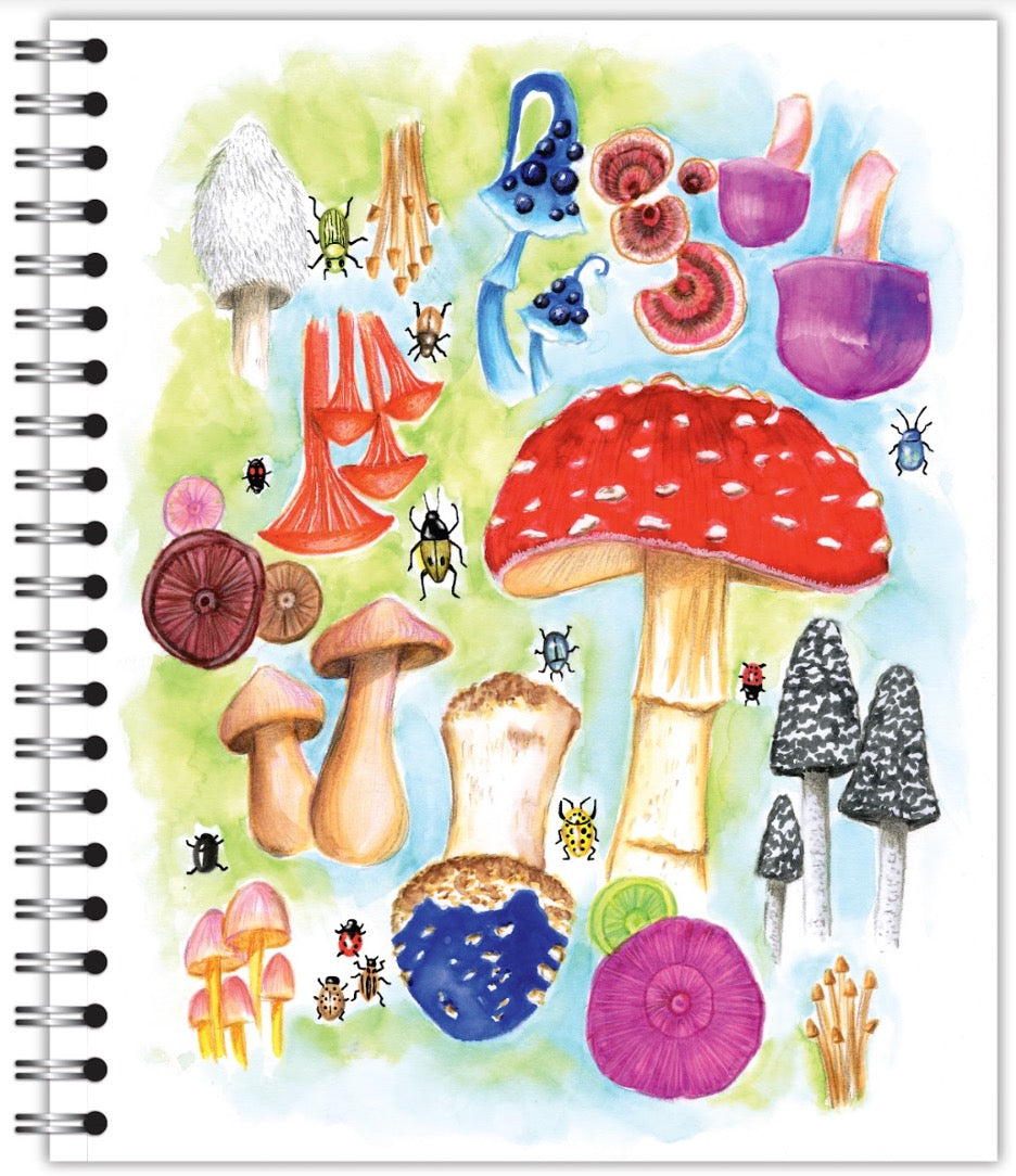 Designer Notebook - Mushrooms