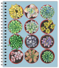 Load image into Gallery viewer, Designer Notebook - Succulents
